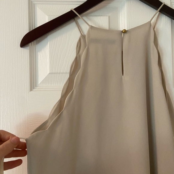 Naked Zebra Scalloped Tank Top - Picture 2 of 5